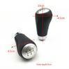 Universal New 5 Speed Leather Black&Red Stitche Manual Car Gear Stick Shift Knob Shifter