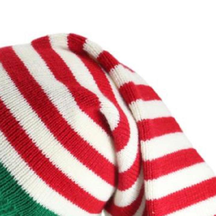 Christmas Knitted Hat Adult Kids Soft Santa Beanie Santa Hat New Year Party Kids