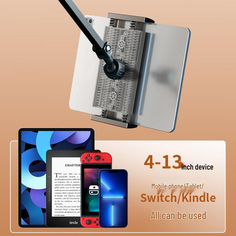 Universal Phone & Tablet Holder with Bluetooth for Bedside Streaming & Selfies