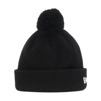 PomPon Knit Hat 14671674 NER36K7732 Black Free Everyday Suitable for Various Wearing Styles Kid's - Kids' Plain, Stylish, Streetwear, Brand,
