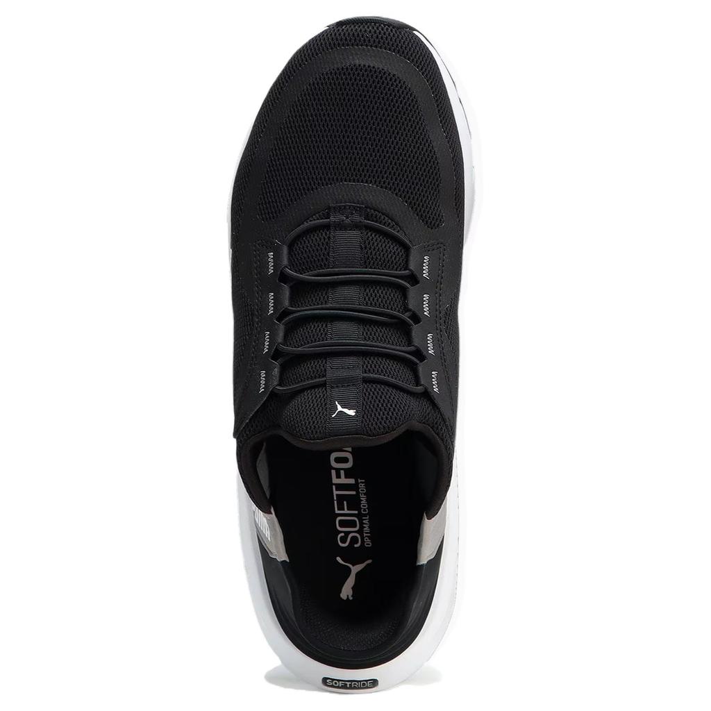 Puma Softride Flexlace Comfortable Durable Wear-Resistant Low-Top Casual Running Shoes Unisex sneaker Black 309901-01