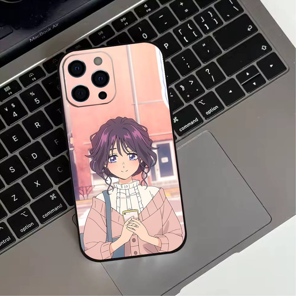ANIME Kaoruko W-Waguri  Phone Case For iPhone 17,16,15,14,13,12,11 Plus,Pro Max,XS,Soft Silicone Black Cover