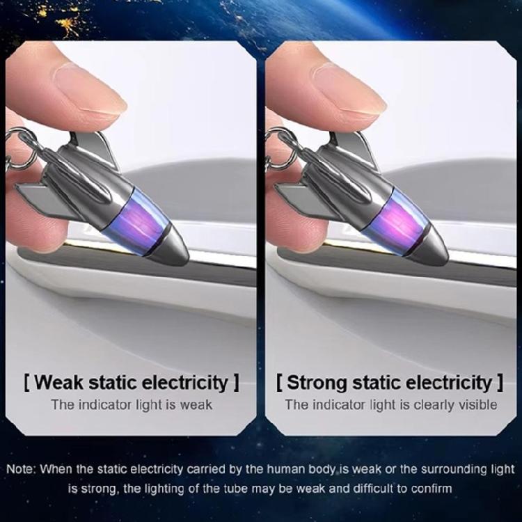 Fashionable Unique  Static Eliminators Keychain Portable Static Remover Key Holders  for Easy Static Management Active 