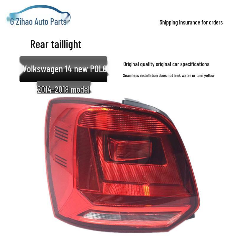 Compatible with Volkswagen New Polo 2014-2018 Rear Taillight Shell & Brake Light Lens