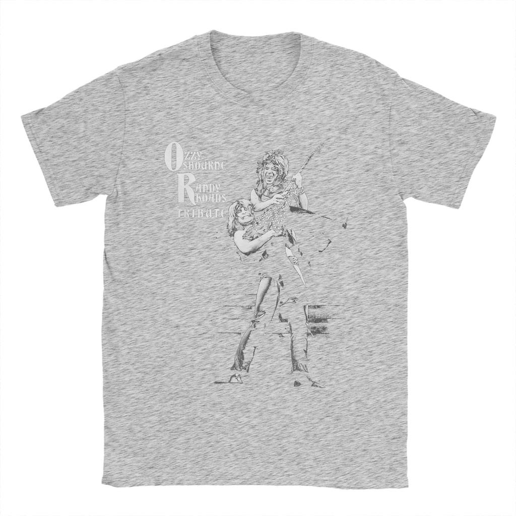 Heavy Metal Rock Ozzy Osbourne Tribute T-Shirt Herren Reiner Baumwolle Fun T-Shirt O-Ausschnitt T-Shirt Kurzarm Kleidung Geschenkidee