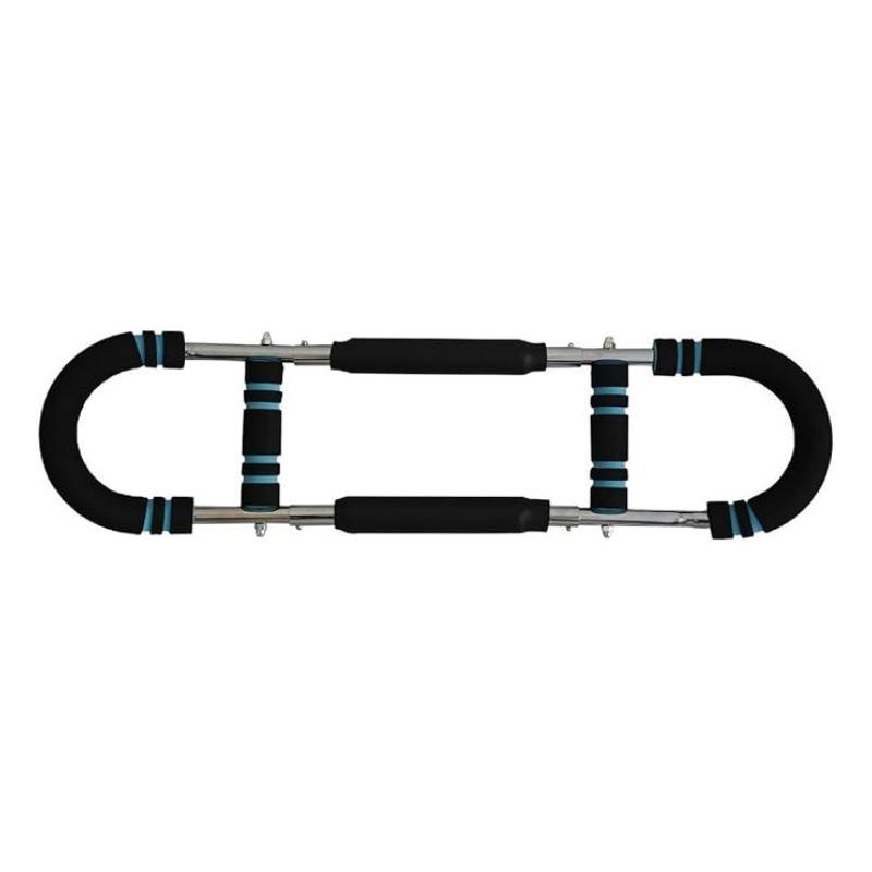 Adjustable U-Shaped Arm Trainer: Multifunctional Spring Strength Bar for Chest & Fitness Workouts.
