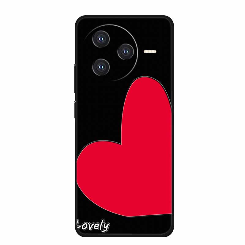 Für Xiaomi POCO F7 Pro Ultra Hülle F7Pro 3D Präge Blume Schwarzes Silikon Weiche Rückseite Hülle Für Redmi K80 Pro Hülle K80Pro Coque