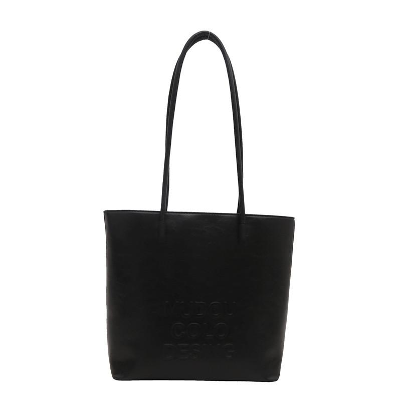 Fashionable Chic Tote Bag For Women In Black And Brown Ideal For Casual Outings
