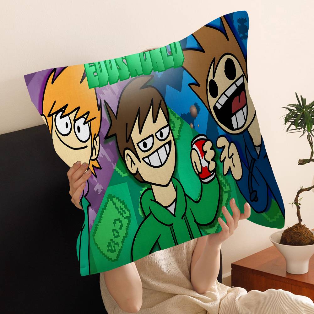 Federa per Cuscino Eddsworld Animato Federa Cuscino Soggiorno Divano Arredamento Casa Personalizzato