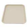 24Pcs Fast Food Tray Bulk PP Serving Tray 14*10.6 In Rectangular Non Slip Restaurant Cafeteria Trays for Kitchen Party (Khaki)