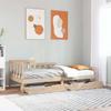 VidaXL Daybed with Drawers Without Mattress 90x200 Cm Solid Wood 3302100