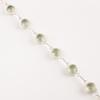 Green Amethyst Gemstone 925 Stamped Silver Handmade Bracelet Fashionable Jewelry RB-14-12