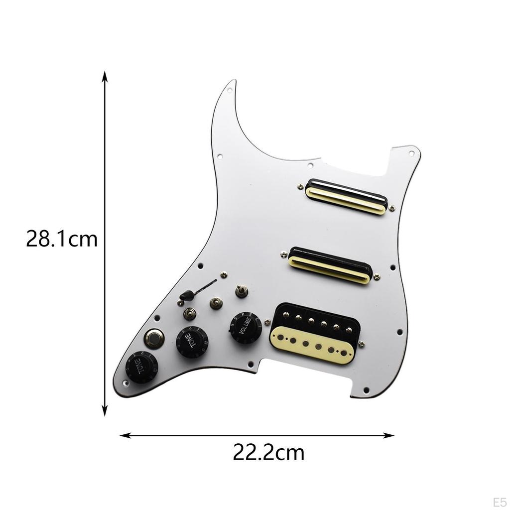 Electric Guitar Pickguard Pickup Left Replacement Practical Loaded