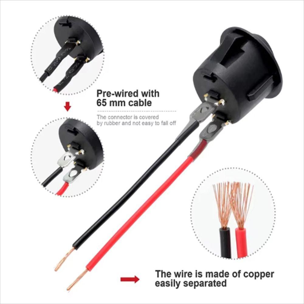 Black Toggle Switch 2 Pin On Off Switch Mini Size Circular Switch  Boat Marine