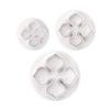 3Pcs/Set Plastic Hydrangea Fondant Cake Decorating Plunger Cutter Flower Blossom Mold Home Cake Tools