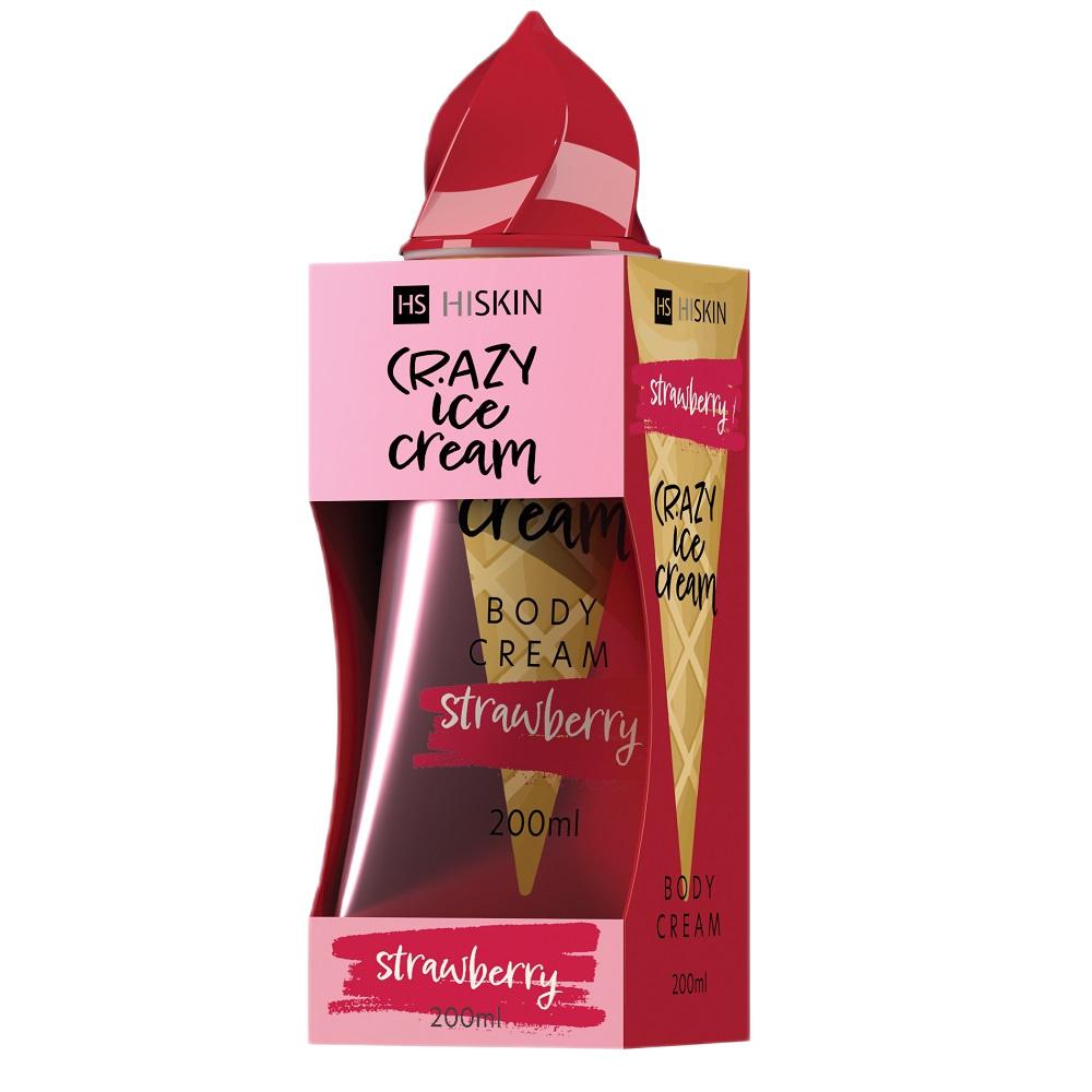 HiSkin Strawberry Ice Cream Body Cream, 200ml