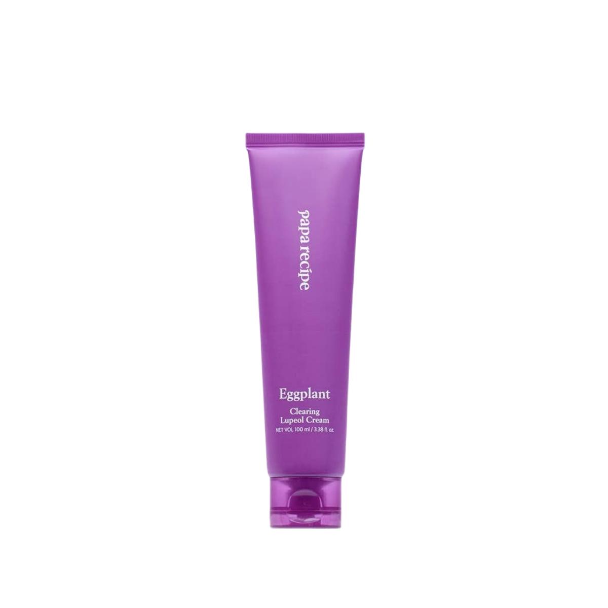 Papa Recipe Eggplant Clearing Lupeol Cream 100ml Soothing & Oil-Balancing Moisturizer