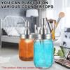 Mason Jar Soap Dispenser Lid with Pump Stainless Steel Mason Jar Pump Lid Leakproof Soap Dispenser Pump Replacement for Bathroom