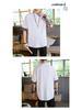 Men's Loose V-Neck Linen Tang Suit T-Shirt - Retro Chinese Style, Short-Sleeved, Cotton and Linen Blend, Fashionable for Larger Sizes