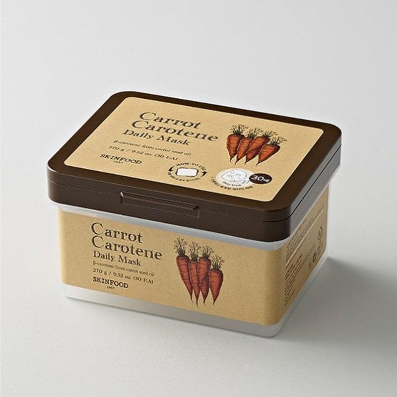 

[Skin Food] Морковная каротиновая ежедневная маска 30 листов