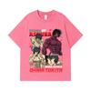 275 GSM Washed T-shirts 100% Cotton Baki V5 Ohma Print Unisex Heavy Cotton T Shirt