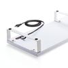 Sanwa Supply MR-LC213W Monitor Stand with Outlet (W1000, White)