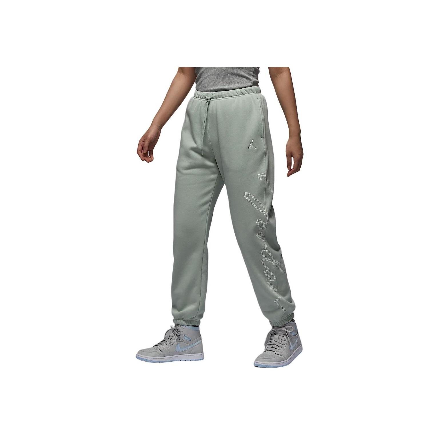 

Jordan Brooklyn Fleece FW24 Logo Удобные мягкие трикотажные спортивные штаны из флиса для женщин, светло-голубые, парусно-белые HJ0209-017 M