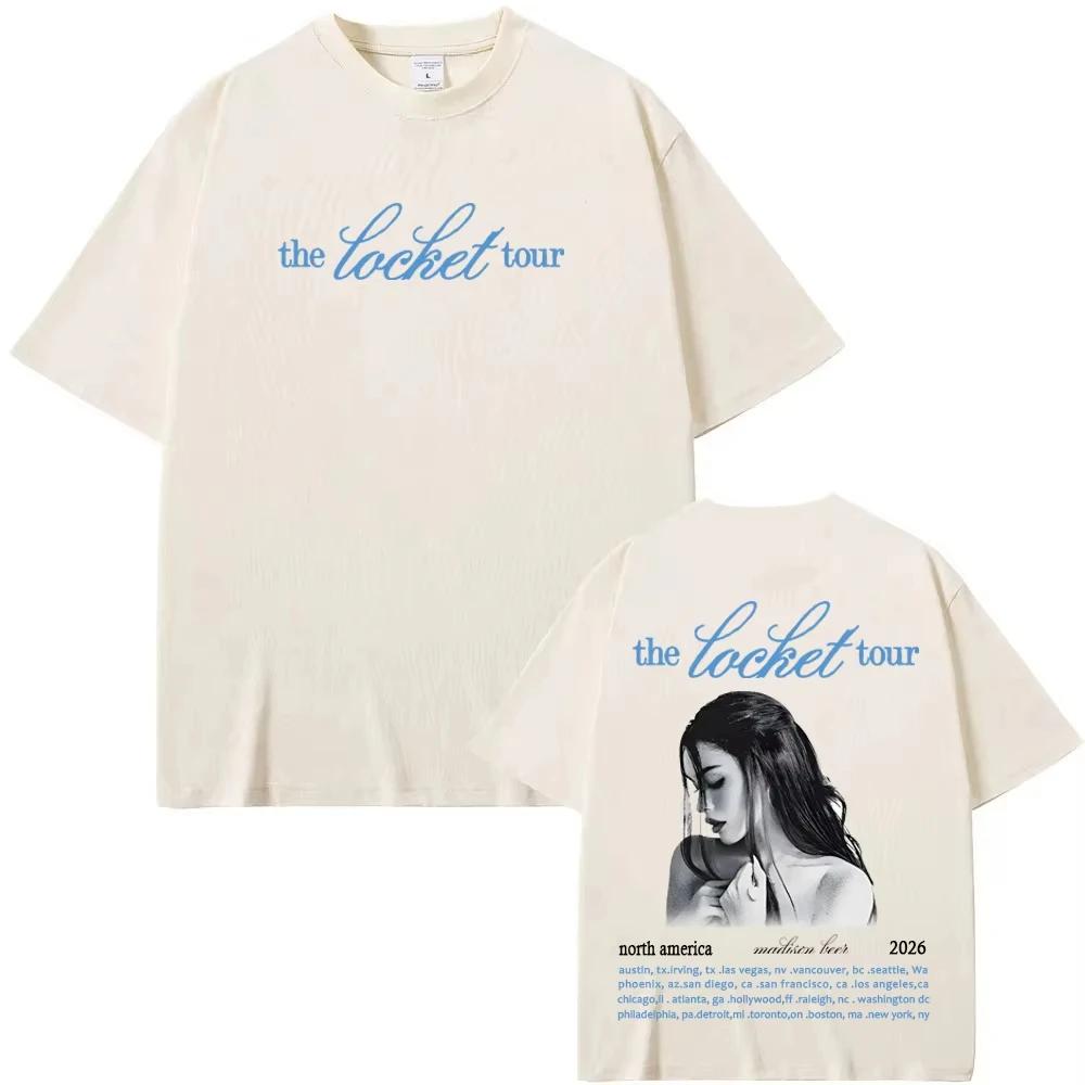 Madison Beer Locket Tour 2026 Shirt North American Tour Dates ONLY Madison Beer Concert Merch Cotton High Quality Tshirt