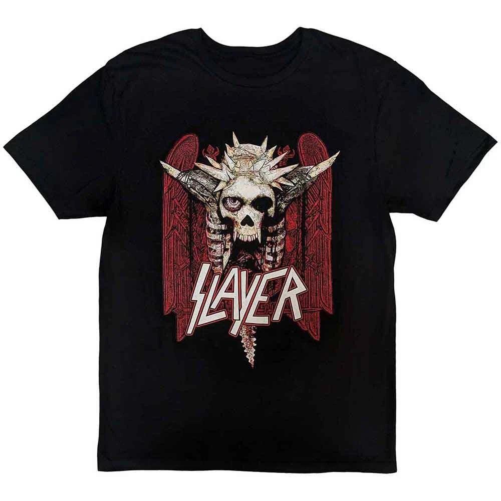 Slayer Unisex T-Shirt: Nailed Red (Large) S