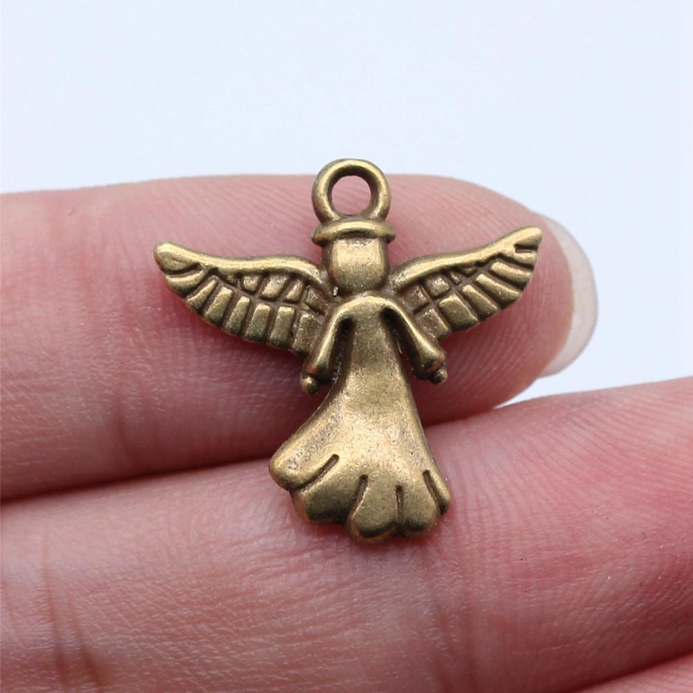 Angel Charms Pendant Female Jewellery Massive Ethnic Findings & Components