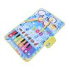 2 in 1 Baby Piano and   Mat 13 Keys 5 Music Instruments Sounds Interactive Game Baby Musical Mat for Toddler
