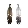 Feather Charm Angle Connectors For Bohemian Style Jewelry Vintage Pendants