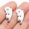 6 Colors Hang Tags Alloy Earrings Jewelry Necklace Pendant DIY Accessories