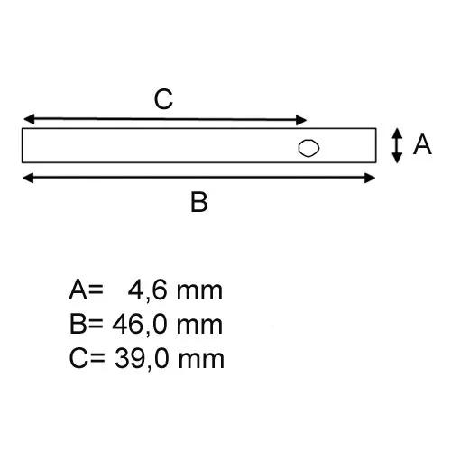 Set of Caliper Pins for Mounting Pads (For 1 Caliper) Tourmax (Pps-910)