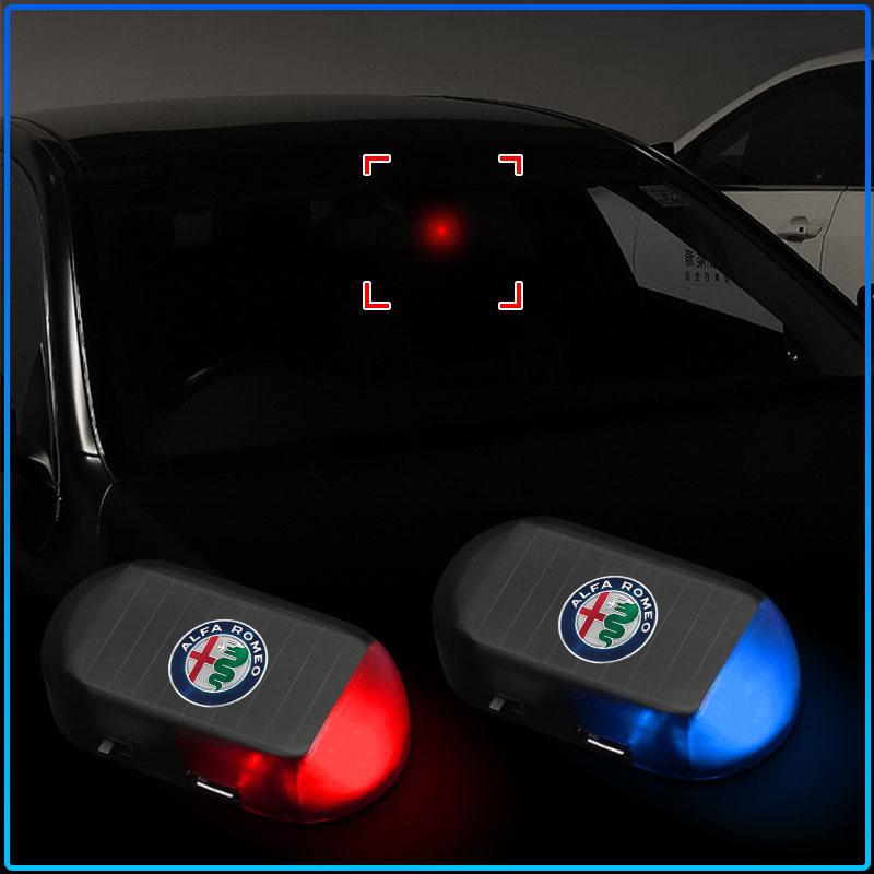 1pcs Strobe Signal Security System Flash Warning LED Light Alarm Lamp For Alfa Romeo 147 159 Giulietta Giulia Mito Spider Alpha Nheadrest