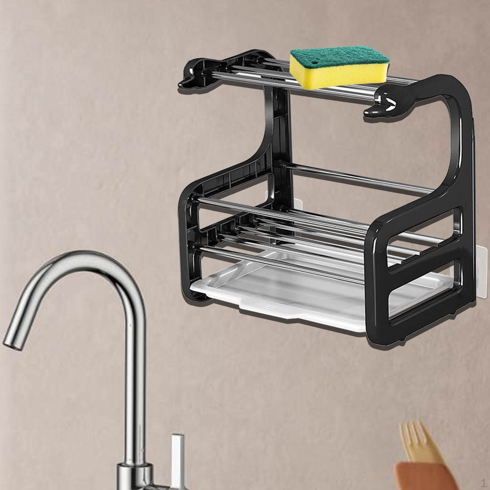 

Сливная стойка, держатель кухонной губки с кастрюлей, тряпка для посуды, тряпка для посуды, wall mounted