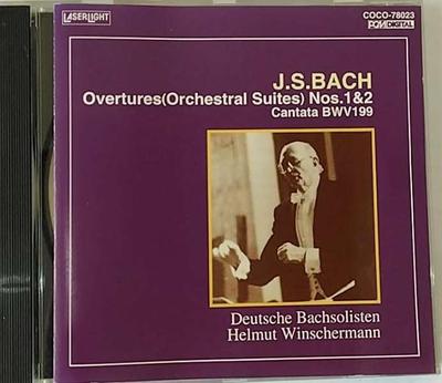 CD DEUTSCHE BACHSOLISTEN, HELMUT WINSC - J.s.bach Overtures (Orchestral Suit CLUMBIA 1993 Japan Classical Used