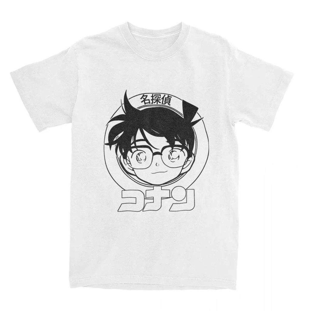 Detective Conan Anime T-Shirt Unisex Graphic Gothic Style Women's Clothing Animation Theme Gothic Detective Conan T-Shirt