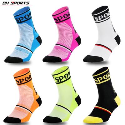 Calzini Professionali da Ciclismo Design Flash Uomo Calzini da Bici Traspiranti Donna Calzini da Corsa Ciclismo Calzini da Strada