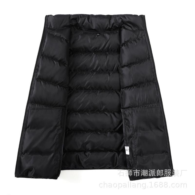 Autumn and Winter Vest Men's Jacket Korean Version of Trendy Vest Sleeveless Thickened Cotton Vest Warm Men's Jacket