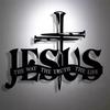 Cross Truth Metal Wall Decor - Religious Spiritual  Room Decor Black Wall Art Home Decor