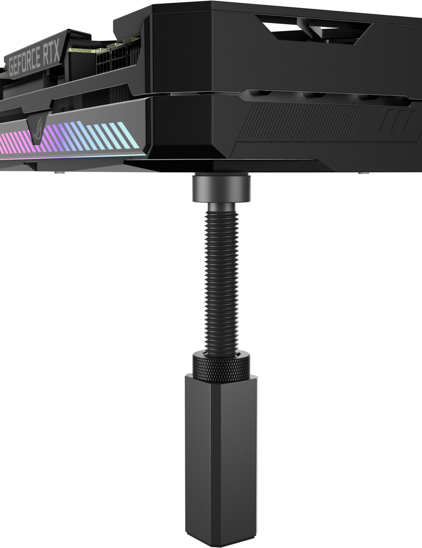 

upHere Магнітна регульована підтримка VGA для відеокарти, Потужна підтримка, Тримач, Кріплення, Висота, Підтримка, Фіксатор, Магніт, Стабільність, Антивібрація чорний