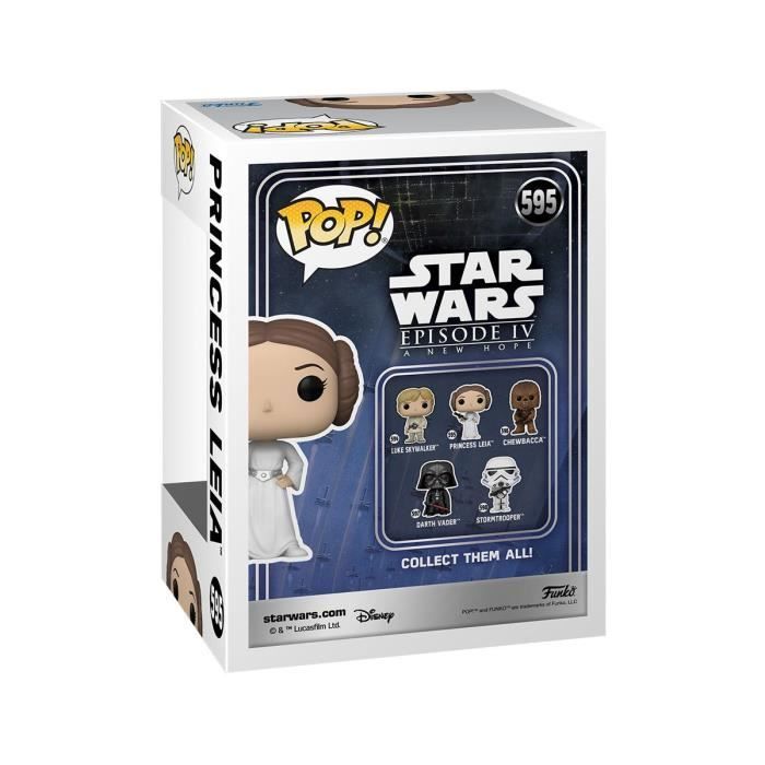 Figurine Funko POP! - Star Wars - Leia - 9 Cm - Adulte - Mixte