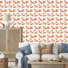 Wallpaper Cheerful Sleeping Foxes for Living Room and Bedroom 50x1000
