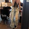 Jeans da Donna Retro Strappati a Gamba Larga - Modellanti, Vestibilità Larga, Stile Estivo