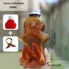 Christmas Milk Tea Cup Cute Gingerbread Man Water Bottle Snowman Tea Juice Jar Candy Plastic Kettle Xmas Navidad  Decoration