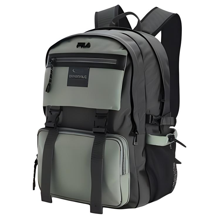 New FILA Fabric Backpack Regular Men's Crab Shell Gray F13M429102FCC