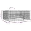3114041 vidaXL Cage animaux de compagnie à 52 panneaux et porte Noir 35x35 cm