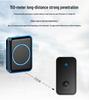 Kajia Si Wireless Self-Powered Doorbell with Long-Range, Three Receivers, Waterproof Design, and Flash Alert