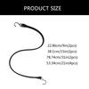 10Pcs Rubber Bungee Cords with Hooks Heavy Duty Bungee Straps Bicycles Luggage Lanyard Camping Bungee Cord Enduring